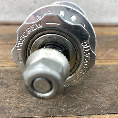 Moyeu Arrière VTT Vintage Maillard Hélicomatique 110 Mm - 36 Trous, Aluminium, Années 80