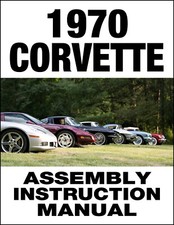 1970 Corvette Factory Assembly Manual Hundreds Of Exploded Parts Diagrams 3 Hole