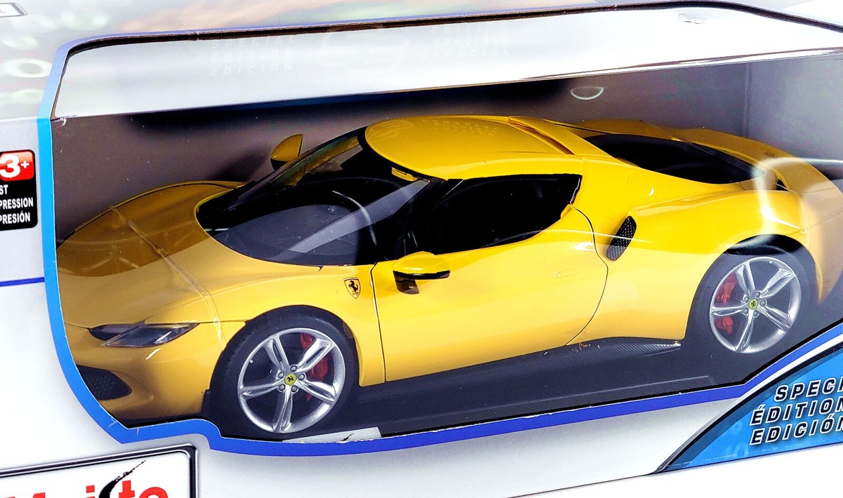 MAISTO 1:18 Model Car Special Edition Ferrari 296 GTB Asseto