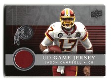 Jason Campbell 2008 Upper Deck UD Game Jerseys UDGJ-JC Washington Redskins