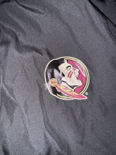 Florida State FSU Seminoles Colosseum Zip Up Black Jacket shirt Men's Medium - Picture 2 of 4