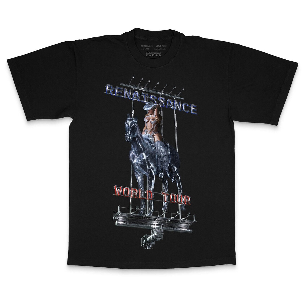 フォロー割専用 ビヨンセ RENAISSANCE WORLD TOUR Tシャツ Beyonce Renaissance T-Shirt World Tour 2023 Retro Music