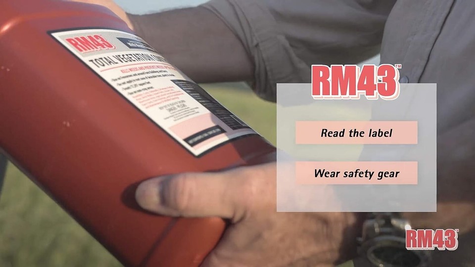 RM43 Total Veg Control Glyph Imazapyr Root Weed Preventer and Grass