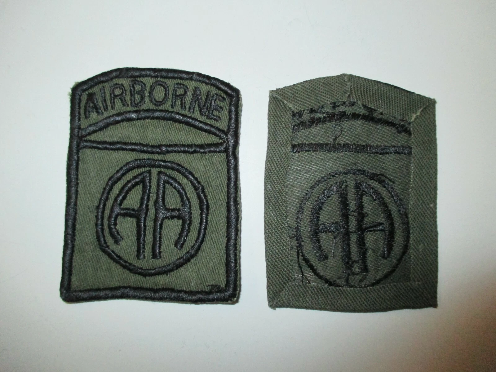 e3319 US Army Vietnam 82nd Airborne Division Fine Hand Embroidered Patch IR15T