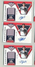 3 Card Lot 2019 panini Stars And Stripes Kyle Brnovich Auto Relic #/299 Balt