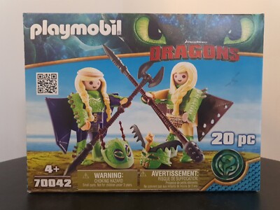 Playmobil 70042 Dragons Raffnuss und Taffnuss mit Fluganzug Drachen NEU OVP