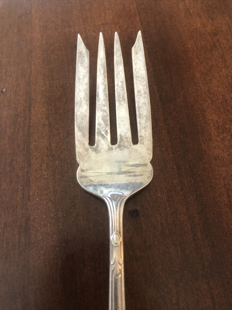 VINTAGE GORHAM (PAT. 1933) SERVING FORK SILVER PLATE | eBay