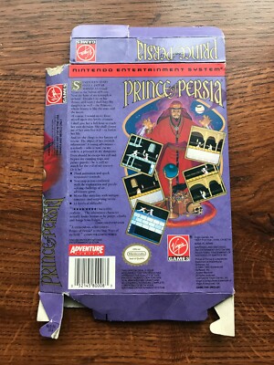 Prince of Persia Nintendo NES Empty Box Only | eBay