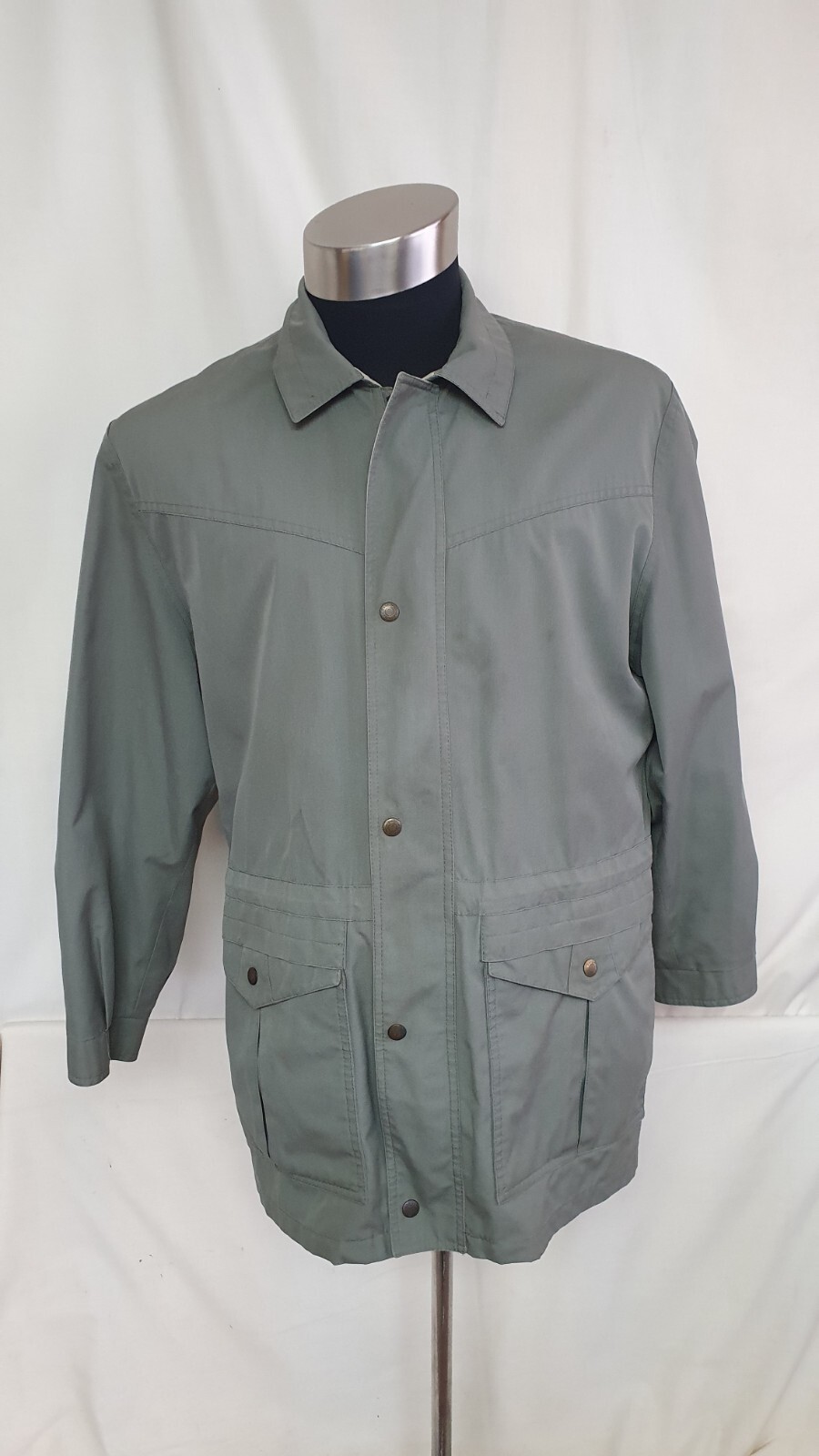 ALTRA Cappotto uomo Dannimac petto 40" lunghezza 32" colore grigio usat