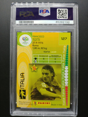 Card Panini World Cup #127 FRANCESCO TOTTI Germany 2006 PSA 6 | eBay