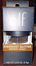 ELF Stardust Glitter Bronze Comet #81258 APPLICATOR FACE BODY HAIR .09 OZ E.L.F.