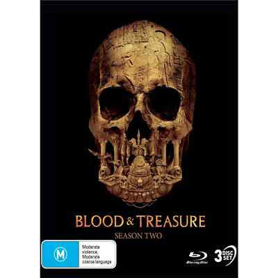Blood & Treasure: Season 2 (Blu-Ray, 3 Discs) NEW / SEALED