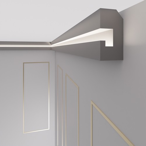 Soffitto Listelli LED, Profili LED, Listello In Stucco Decorazione Per - Foto 5