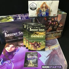 ARGENT SAGA TCG: Intro Deck Display + Betrayal 2.0 Booster YUKI BUNDLE - Alte...