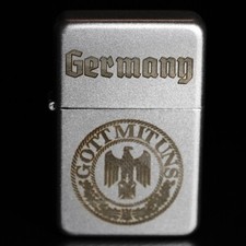 Benzin Feuerzeug Sturmfeuerzeug Germany Retro Gott mit uns Reichsadler