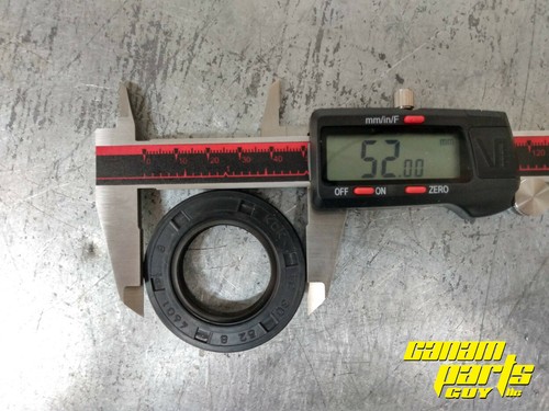 Can Am Standard 52mm Rear Differential Axle Pinion Seal SET Diff 1652 Double Lip - Picture 4 of 4