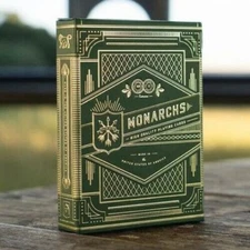 Monarch Playing Cards (Green) by theory11
