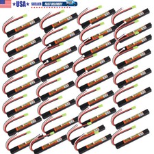 7.4V 1800mAh LiPo Stick Battery 30C with Mini Tamiya Plug for Airsoft Guns Rifle