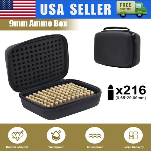 Scatola Dispenser Per Munizioni 9mm, 50 Colpi, Caricatore E Custodia Da Tiro, Printed Goods AU