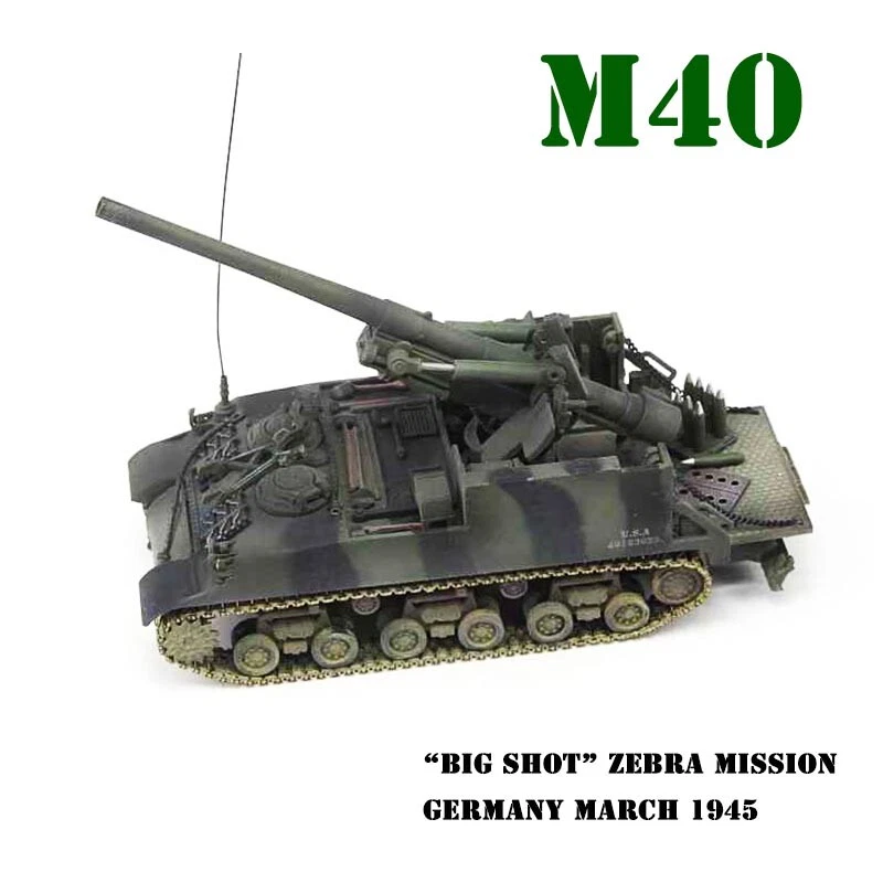 1/72 US M40 self-propelled artillery model 1945 Germany - Image 2 of 4