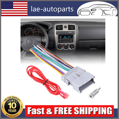 Car Stereo Radio Wire Harness W/Antenna Adapter for Buick Chevrolet GMC Pontiac