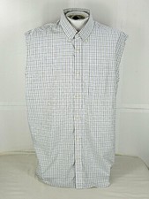 Eddie Bauer Button Shirt Mens 2XL 56in Chest 33L Wrinkle Free Relaxed Fit