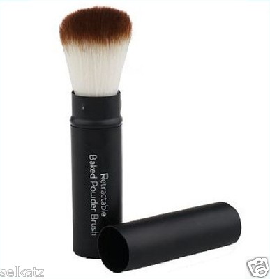 Laura Geller Retractable Kabuki Face Brush For Baked Powder Blush Foundation