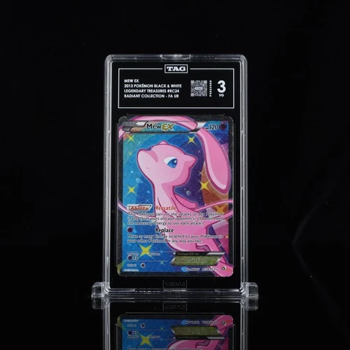 Pokémon TCG - Mew Ex - Black and White - Legendary Treasures #RC24 - TAG 3