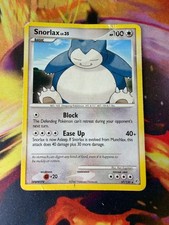 Snorlax 37/130 HP-DMG Non Holo Rare Diamond & Pearl 2007 Pokemon TCG on eBay