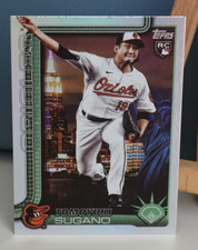 Tomoyuki Sugano NYC SKYLINE ROOKIE BIG APPLE FANATICS FEST 2025 Topps #417 RC