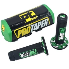 ProTaper Handlebar Grips + Pad Kit Motorcycle Rubber Hand Grip Dirt Bike OffRoad