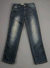 Hudson Jeans Girls Straight Dark Blue Denim 24" Inseam Youth 14 Women 00
