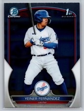 2023 Bowman #BCP-138 Yeiner Fernandez Chrome Prospects