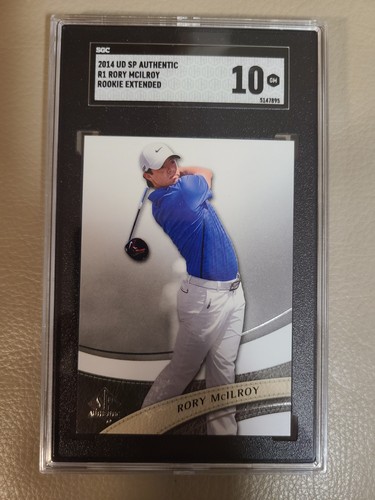 2014 Upper Deck SP RORY MCILROY R1 Rookie Extended SGC 10