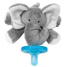 WubbaNub - Grey Elephant Infant Pacifier