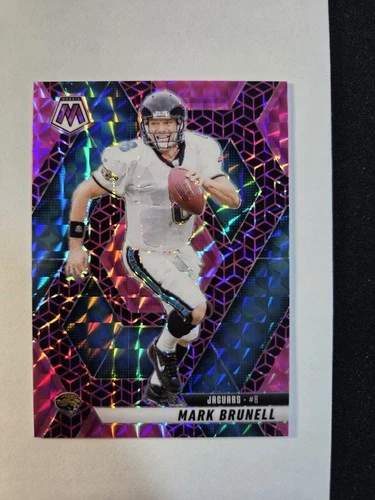 🌸🏈 2025 Panini Mosaic FOTL Pink Spectris 13/13 Mark Brunell Jacksonville Jags
