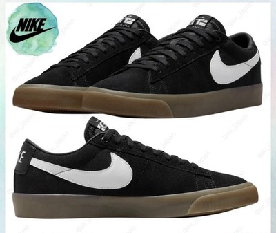 Nike SB Blazer Low Pro GT PRM Black White U.S. Size 11