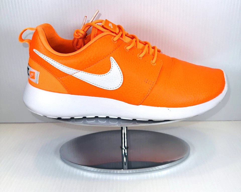 Nike Women's Shoes Size 8 Roshe One PRM 833928 Neon Orange Fabric - EUC - Image 3 of 4