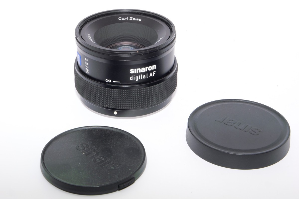 Sinaron Digital AF Zeiss Planar 80 f2.8 lens Sinar Digital Mirror