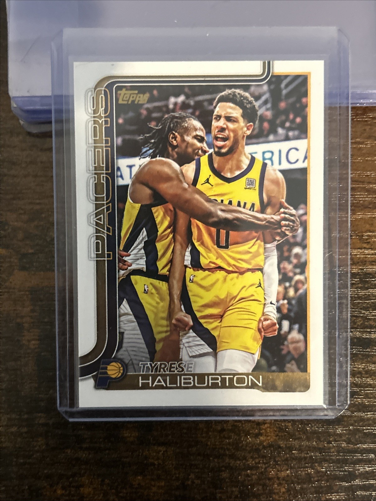 2025-26 Topps #47 Tyrese Haliburton Golden Mirror Parellel SSP!
