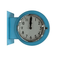 Salvaged Citizen Double-Sided Ship Clock - Vintage Wall Mount