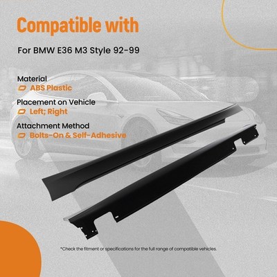 Side Skirt Extension for BMW E36 M3 Style 1992-99 51712234188