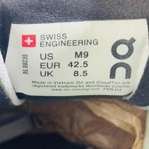 On Cloud Cloudflow Shoes Men's Alloy /Magnet Running Sneakers Sz 9 35.99235 - Picture 9 of 9
