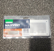 MAXAM MAXVENT Aluminium Vent Cover Rat & Mouse Ingress 245x90mm Silver