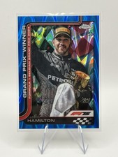 2025 Topps Chrome F1 Blue RayWave Refractor Lewis Hamilton 106 - /150