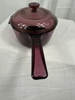 VTG  Non-stick Vision Corning pyrex 1 L USA Cranberry Sauce Pan With Lid