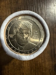 2026 Trump $1 US Mint Roll July 4th Privy VISIBLE — 24 opportunities for more!