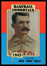King Kelly 1980-87 SSPC HOF #36 Chicago Cubs MLB READ FREE SHIPPING AutographDen