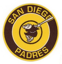 San Diego Padres Retro Swinging Friar Patch – Team Logo Iron-On