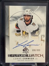 2024-25 SP Authentic Future Watch Auto #118 Lukas Cormier #690/999
